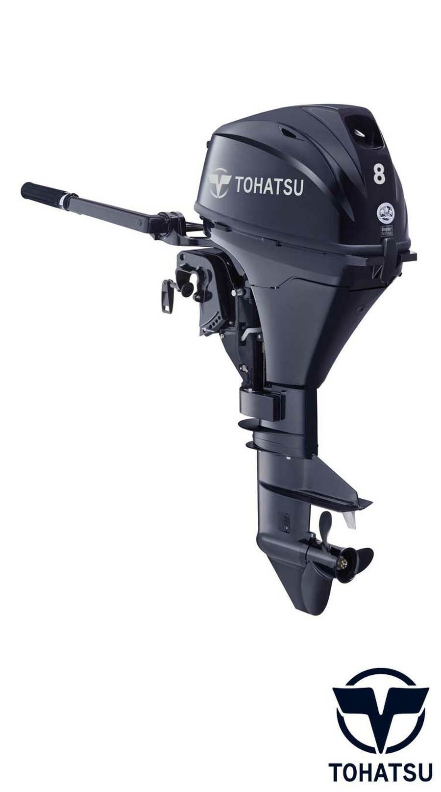 Tohatsu MFS8BS 8 HP Outboard Motor image 0