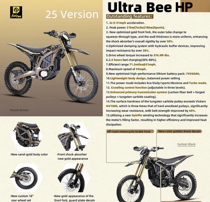 SurRon Ultra Bee HP (21 KW) 2025